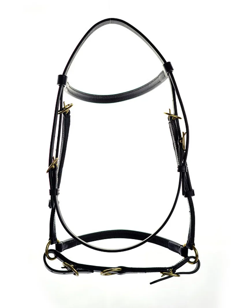 Dever Ascot Leather Filly Slip Brown-1